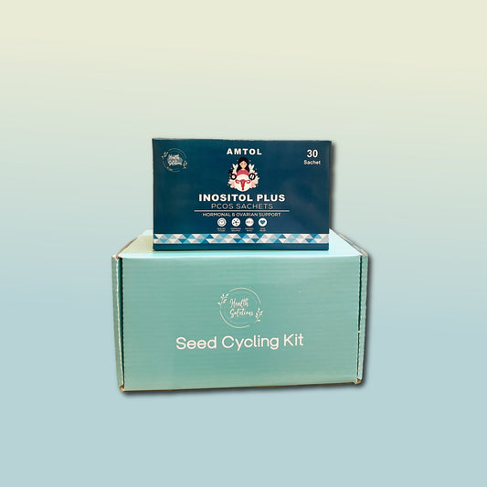 Seed Cycling Kit + Inositol - 30 sachets/Box (Pregnancy Deal) - Dietitian Reeba Shahid